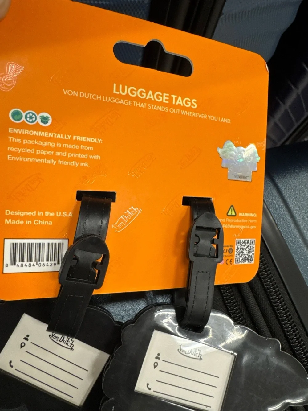 Set of “Von Dutch” Luggage Tags